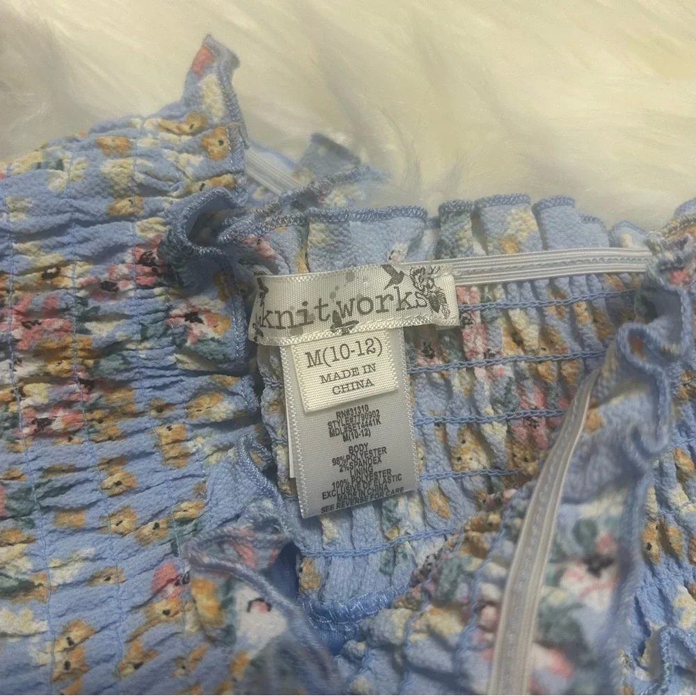 Size 10/12 GIRLS Floral Skort E2